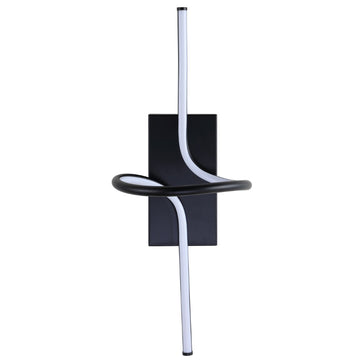 Sketch 9" Minimalist Metal Integrated LED Vanity Light Sconce - JONATHAN Y
